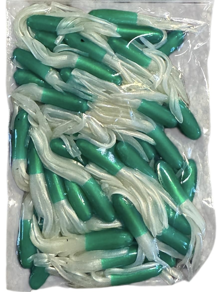 Lunker City Fishing Fin-S Fish 4" Split Tail Soft Plastic Jerk Bait Minnow Original Walleye and Bass Lure, 10 Per Bag, Made in The USA - 146 Bloody Mary
