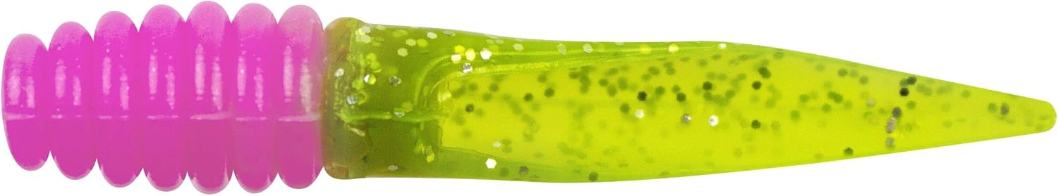 Bobby Garland Slab Slay'R Soft Plastic Crappie Fishing Lure, Fishing Gear and Accessories, 2", Electric Chicken