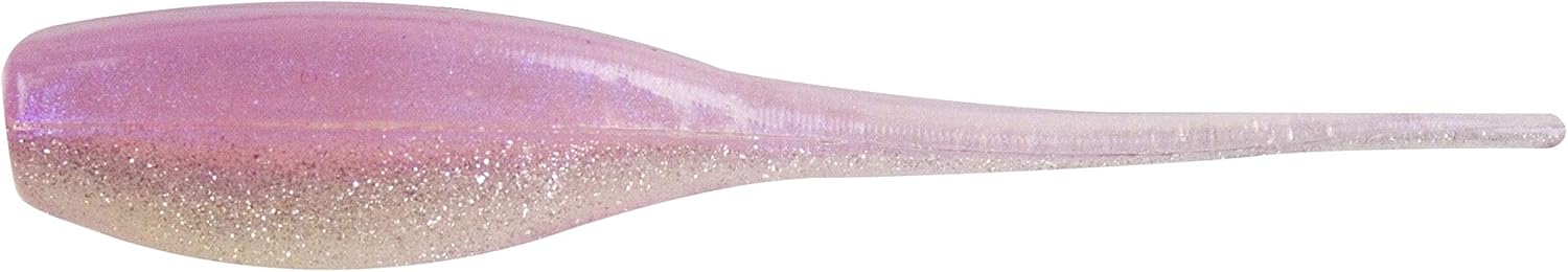 Bobby Garland Crappie Baits The Original 2-Inch Baby Shad Soft Plastic Fishing Lure, 18 per Pack, Albino Shad (BGBS200-18)