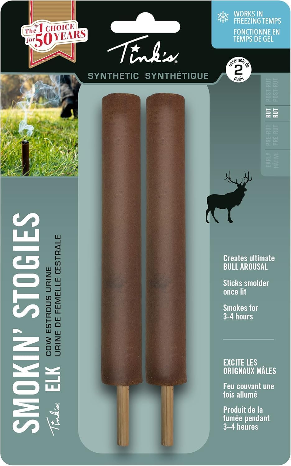 Tinks Smokin' Stogies - Synthetic Elk - 2 Pack
