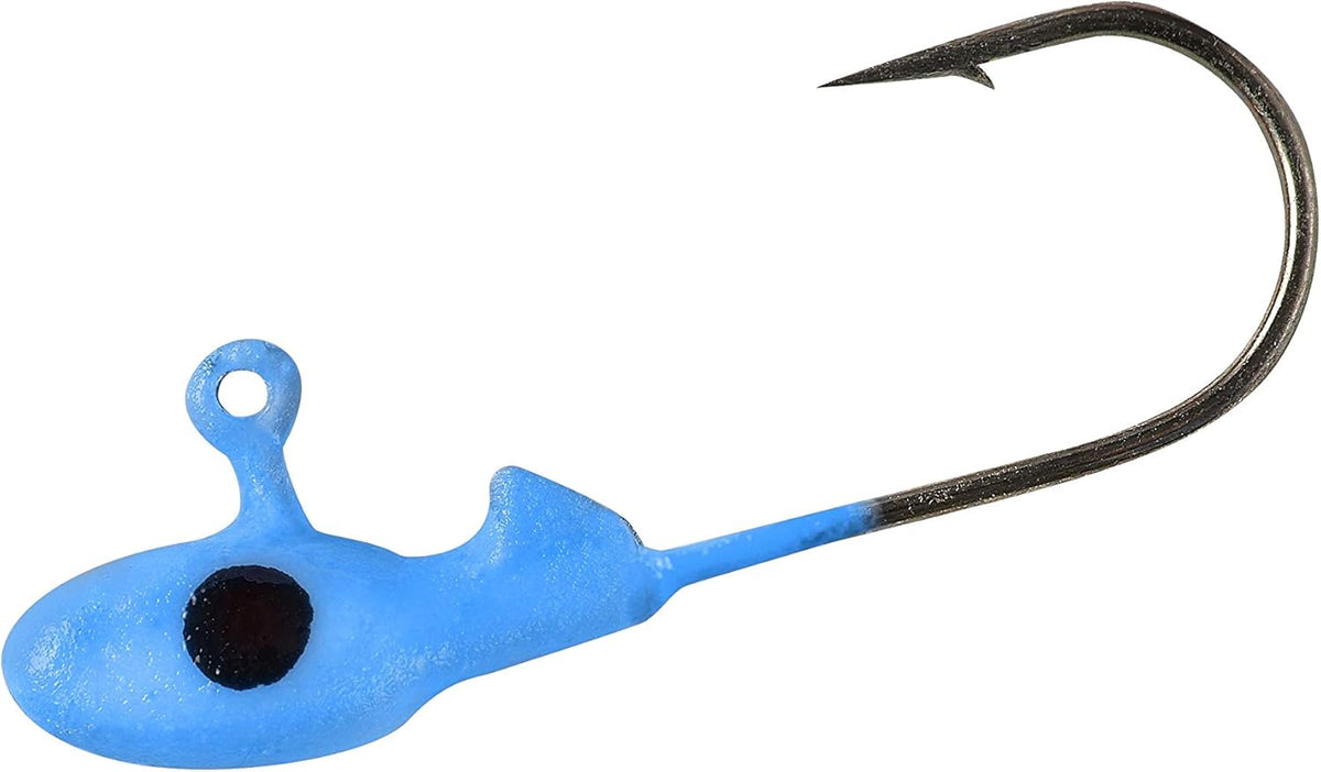 Bobby Garland Crappie Baits Mo Glo Jig Blue Glow 1/16 oz, One Size