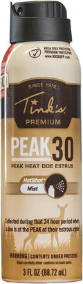 Tink PEAK30 Premium Doe Estrus 3 oz Hot Shot Mist