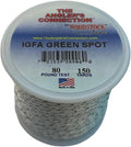 Woodstock Braided Dacron IGFA Fishing Line Green Spot 80lb-150yd