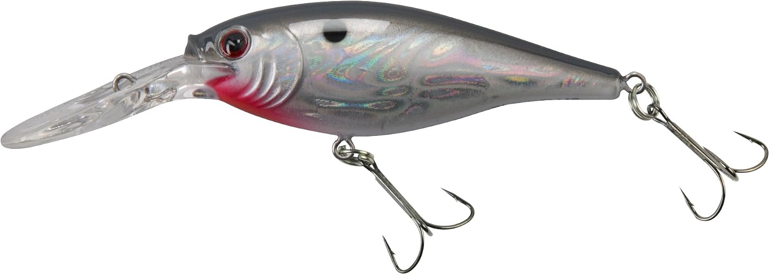 Berkley Flicker Shad Fishing Lure, Slick Mouse, 3/16 oz, 2in | 5cm Crankbaits, Size, Profile and Dive Depth Imitates Real Shad, Equipped with Fusion19 Hook