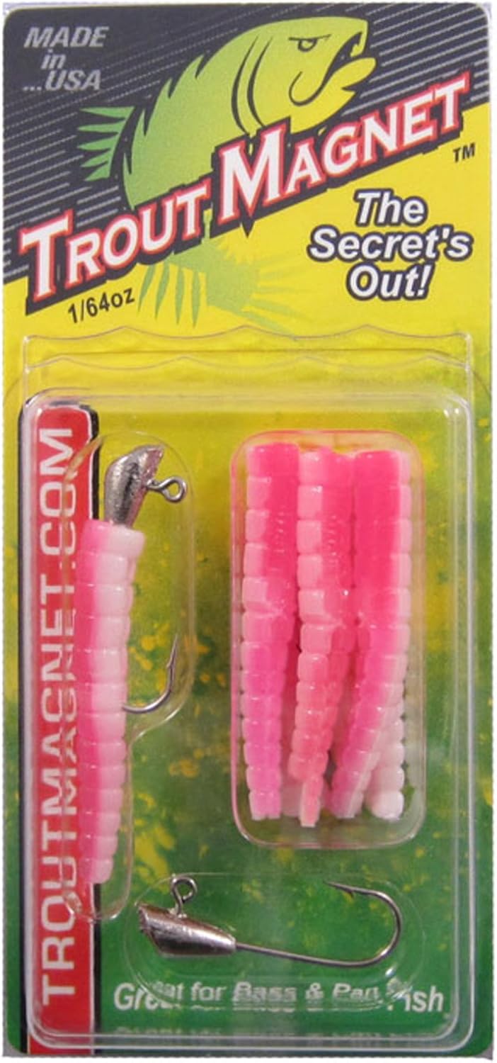Leland Lures Trout Magnet Pack (9 Piece), Cotton Candy
