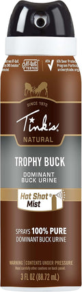 Tink's Hot Shot Trophy Buck Mist Aerosol Can, 3-Ounce