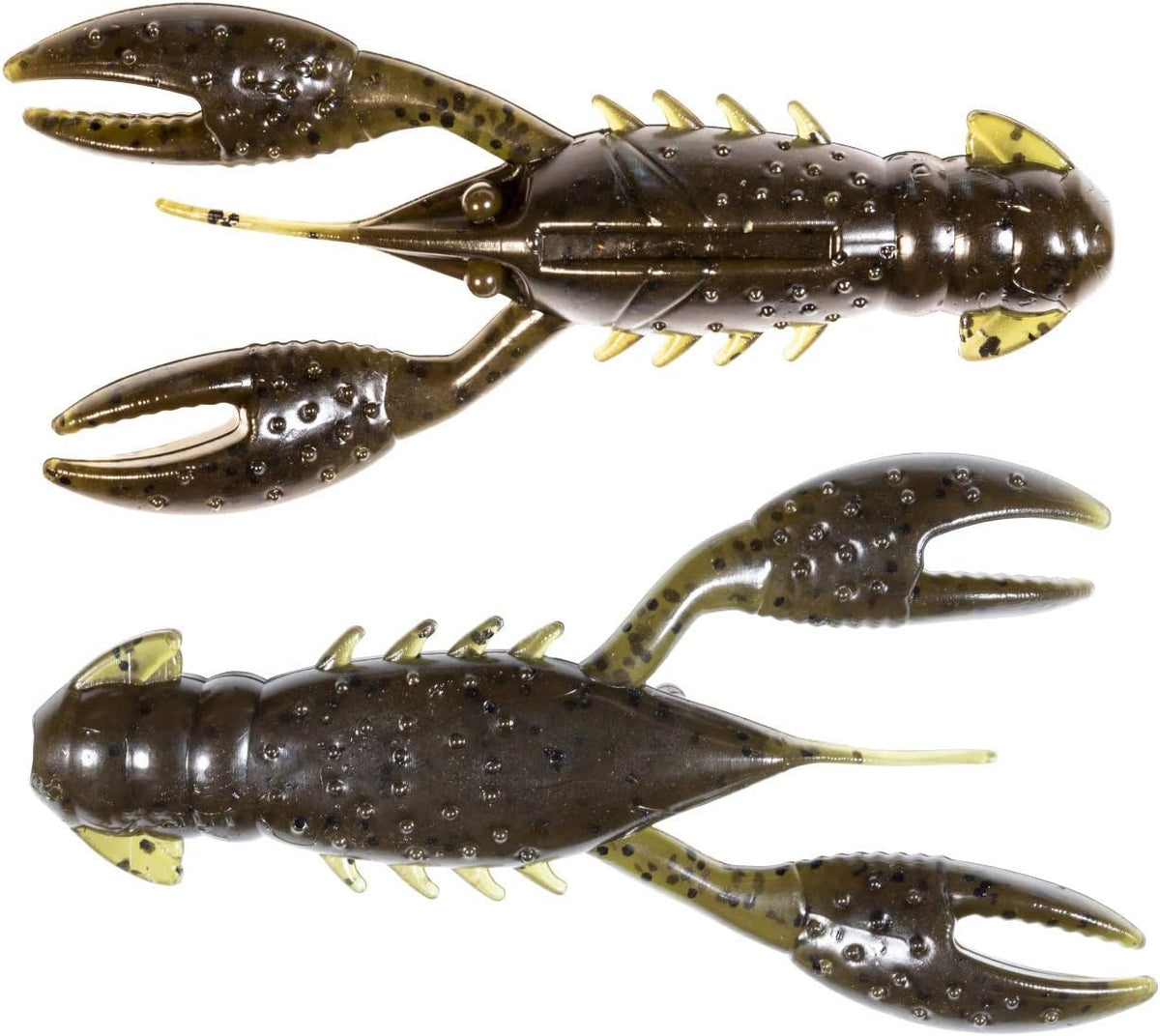 Z-MAN PRCR-46PK3 Pro Crawz 3.5"" Green Pumpkin 3 Pack, one Size