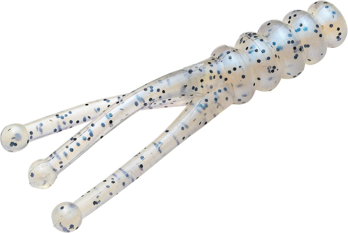 "Strike King Lures Mr. Crappie Joker Soft Bait Lure, 2"" Length, Glimmer Blue, Package of 15" (MRCJ2-41)