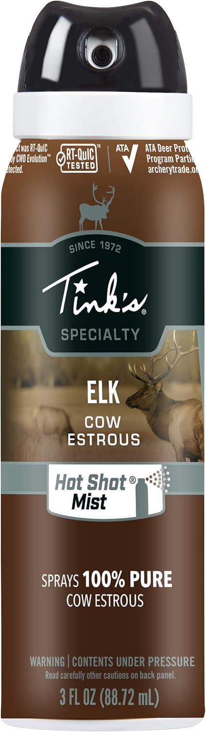 Tinks Hot Shot Cow 3 oz Elk Estrous Scent
