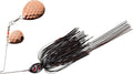 BOOYAH Tux & Tails Blade Spinner-Bait Bass Fishing Lure, Black/Copper, 3/8 oz