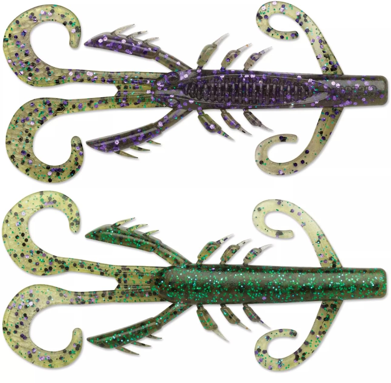 Chompers Craw Tube Soft Bait, Green Pumpkin, CT4N7-2