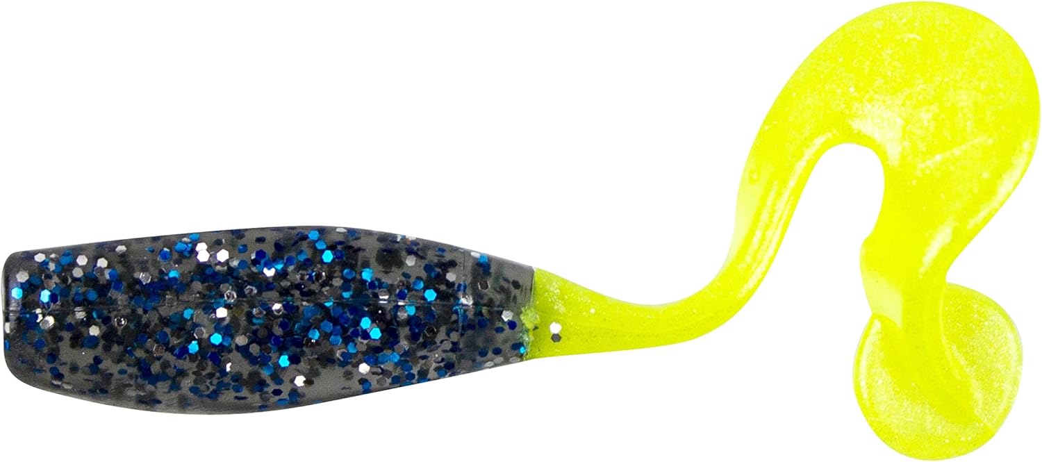 Bobby Garland Stroll'R Soft Plastic Crappie Fishing Lure, Fishing Gear and Accessories, 2.5", Pack of 12, Meteor Shower