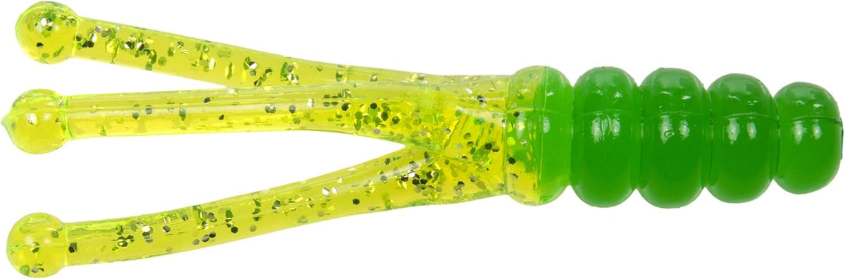 Strike King Mr. Crappie Joker Bait (15-Pack), 2-Inch, Electric Lime