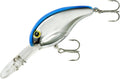 BANDIT LURES Series 300 Crankbait Bass Fishing Lures, Fisghing Accessories, Dives to 12-feet Deep, 2', 1/4 oz, Chrome Blue Back, (BDT332)