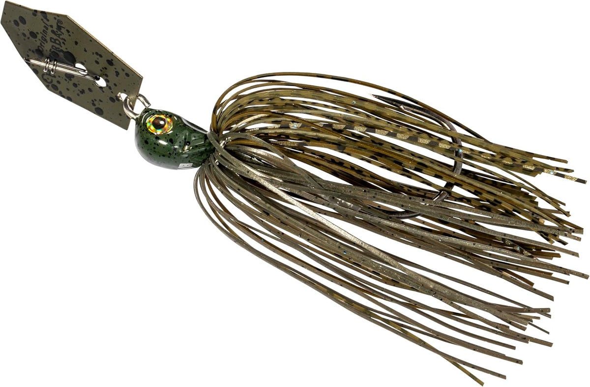 Z-Man CBEV38-04 ChatterBait Elite Evo, 3/8 oz, Green Pumpkin