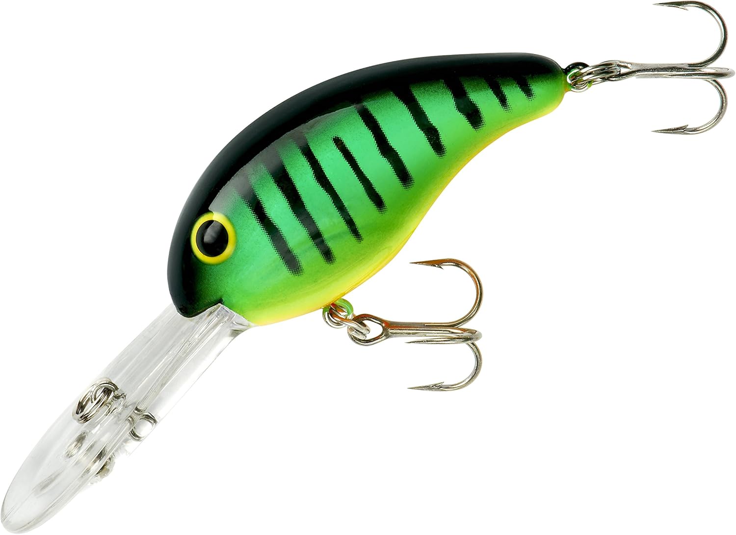 BANDIT LURES Series 300 Crankbait Bass Fishing Lures, Fisghing Accessories, Dives to 12-feet Deep, 2', 1/4 oz, Fire Tiger, (BDT320)
