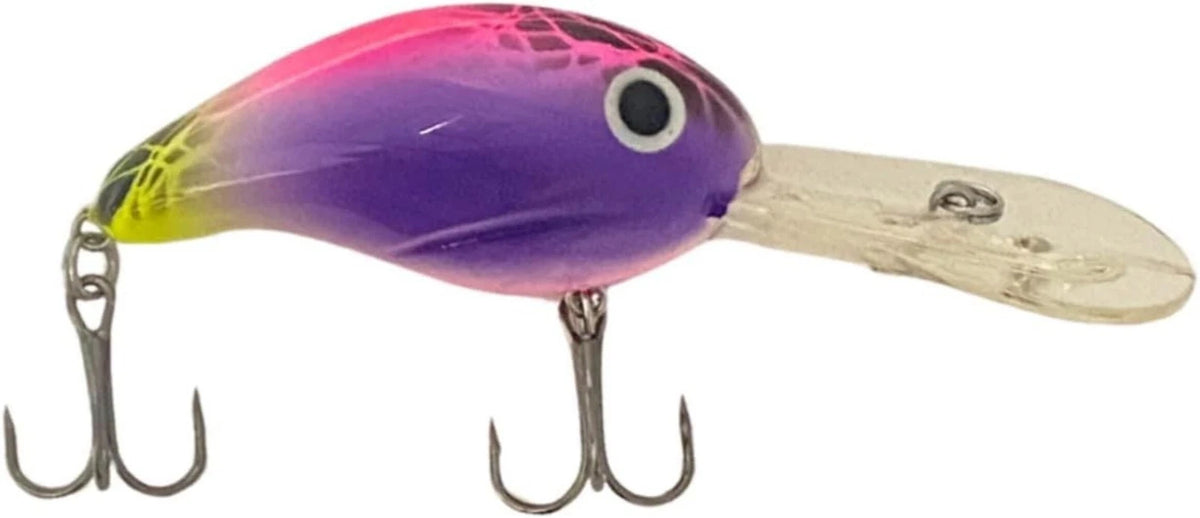 Headhunter Lures Snazzy Eye Series H-12 Diver Crankbait 10-12' SE12-WT-1 ~ Wild Thing