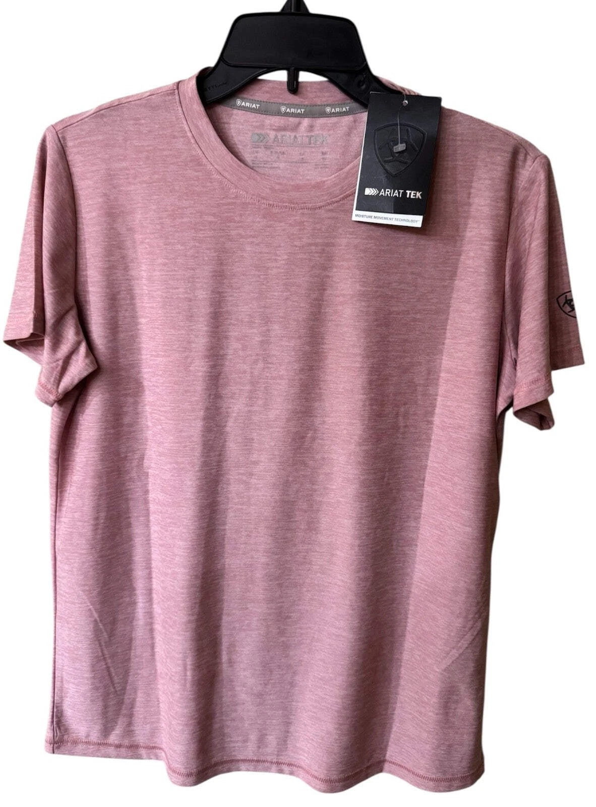 Ariat Tek Shirt Top Womens Size S Performance Crew Short Sleeve Laguna ~ Zephyr