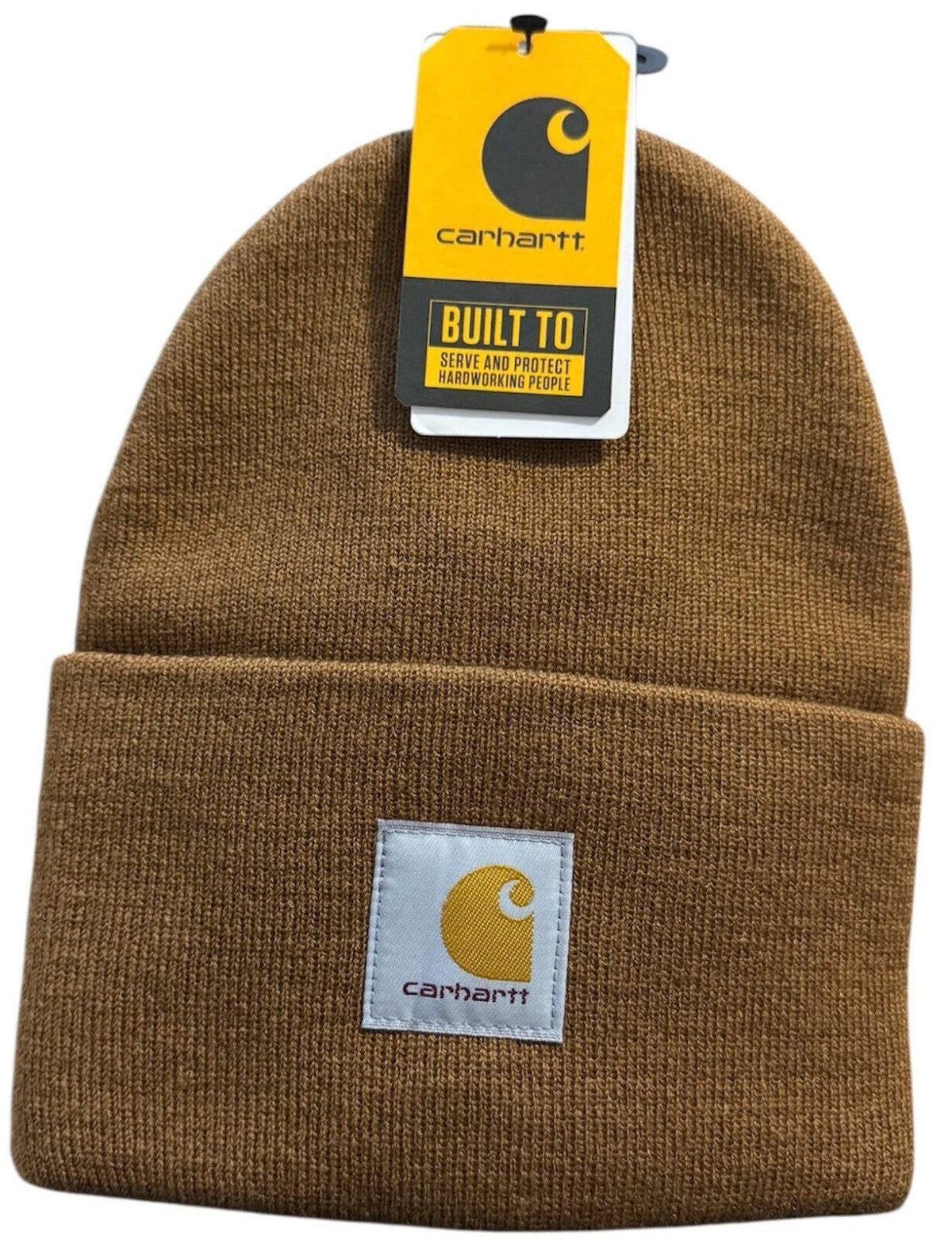 Carhartt Adult Unisex Knit Cuffed Beanie ~ Brown ~ A18-BRN