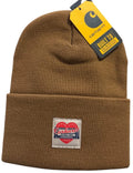 Carhartt Brown Heart Patch Ladies Beanie ~ NEW ~ 107409-BRN