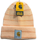 Carhartt Women’s Ribbed Peach Basic Beanie With Logo - One Size - NEW
